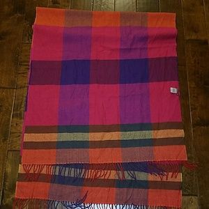 Merona blanket scarf purple pink orange